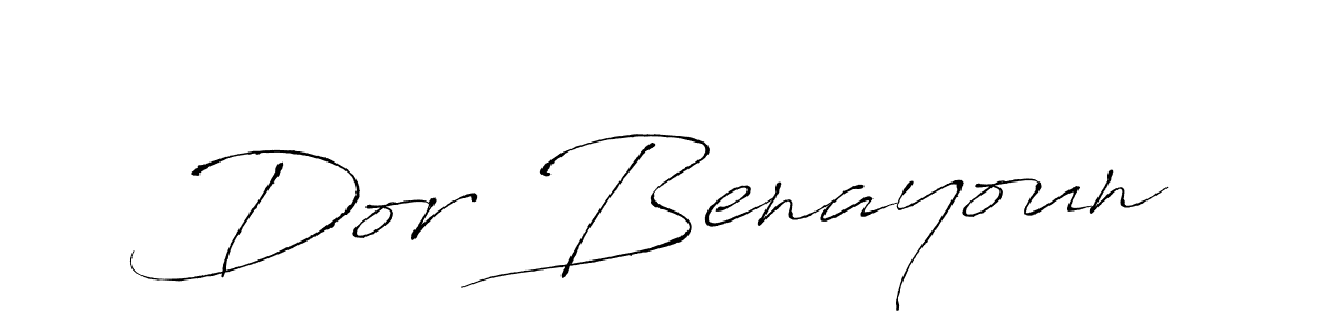 Antro_Vectra is a professional signature style that is perfect for those who want to add a touch of class to their signature. It is also a great choice for those who want to make their signature more unique. Get Dor Benayoun name to fancy signature for free. Dor Benayoun signature style 6 images and pictures png