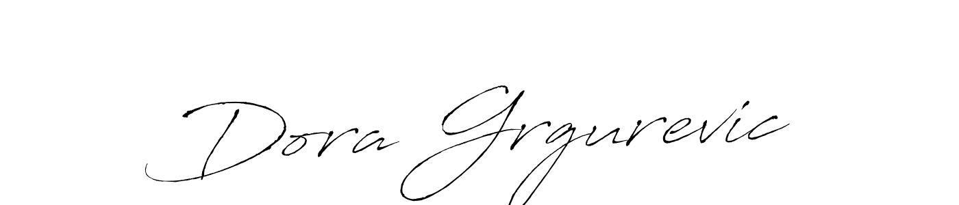 Make a beautiful signature design for name Dora Grgurevic. With this signature (Antro_Vectra) style, you can create a handwritten signature for free. Dora Grgurevic signature style 6 images and pictures png