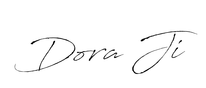 Dora Ji stylish signature style. Best Handwritten Sign (Antro_Vectra) for my name. Handwritten Signature Collection Ideas for my name Dora Ji. Dora Ji signature style 6 images and pictures png