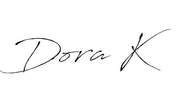 Similarly Antro_Vectra is the best handwritten signature design. Signature creator online .You can use it as an online autograph creator for name Dora K. Dora K signature style 6 images and pictures png