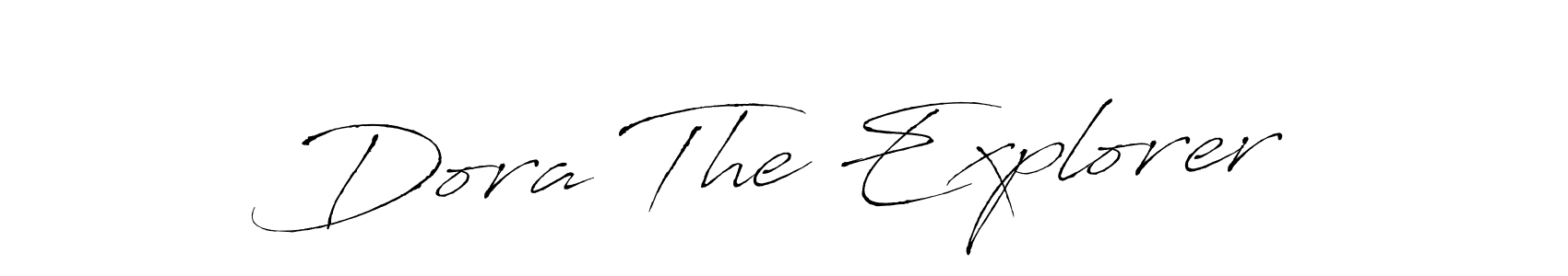Dora The Explorer stylish signature style. Best Handwritten Sign (Antro_Vectra) for my name. Handwritten Signature Collection Ideas for my name Dora The Explorer. Dora The Explorer signature style 6 images and pictures png
