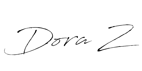 How to make Dora Z name signature. Use Antro_Vectra style for creating short signs online. This is the latest handwritten sign. Dora Z signature style 6 images and pictures png