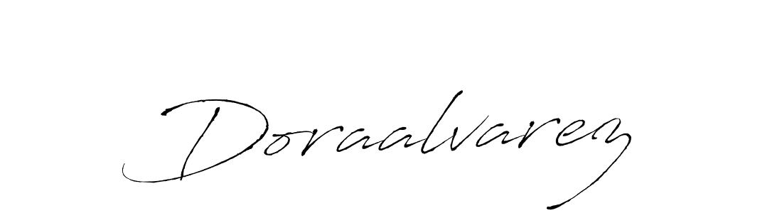 Design your own signature with our free online signature maker. With this signature software, you can create a handwritten (Antro_Vectra) signature for name Doraalvarez. Doraalvarez signature style 6 images and pictures png