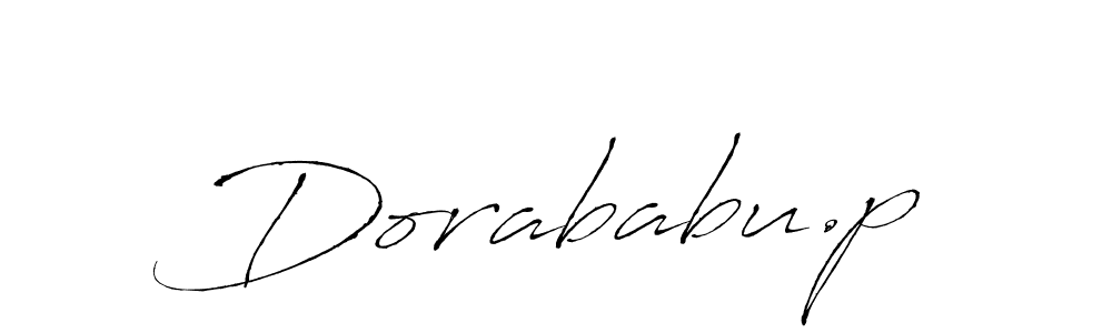 Design your own signature with our free online signature maker. With this signature software, you can create a handwritten (Antro_Vectra) signature for name Dorababu.p. Dorababu.p signature style 6 images and pictures png