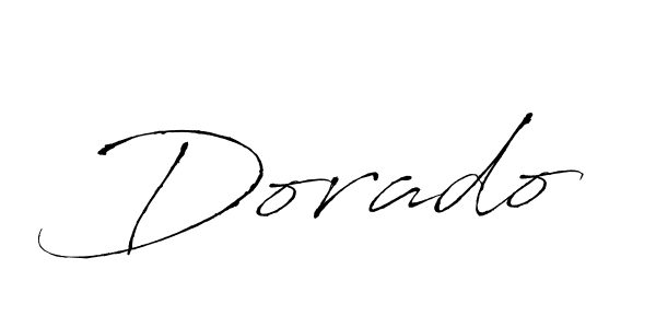 Design your own signature with our free online signature maker. With this signature software, you can create a handwritten (Antro_Vectra) signature for name Dorado. Dorado signature style 6 images and pictures png