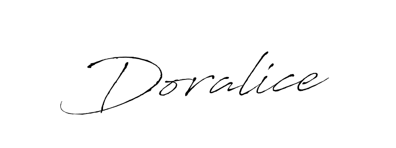 You should practise on your own different ways (Antro_Vectra) to write your name (Doralice) in signature. don't let someone else do it for you. Doralice signature style 6 images and pictures png