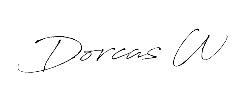 Best and Professional Signature Style for Dorcas W. Antro_Vectra Best Signature Style Collection. Dorcas W signature style 6 images and pictures png