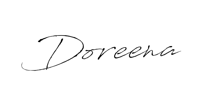 How to make Doreena signature? Antro_Vectra is a professional autograph style. Create handwritten signature for Doreena name. Doreena signature style 6 images and pictures png