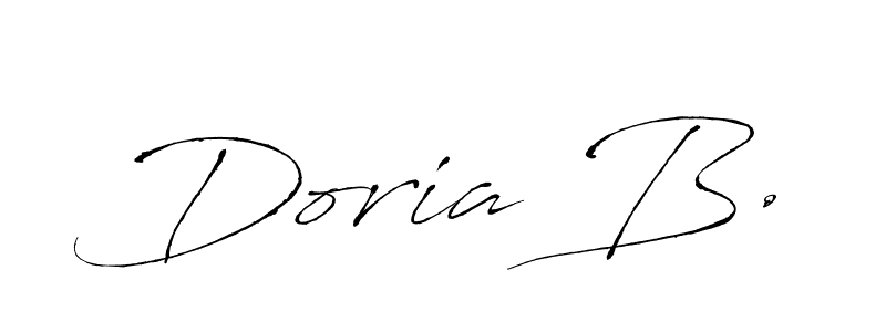 Make a beautiful signature design for name Doria B.. Use this online signature maker to create a handwritten signature for free. Doria B. signature style 6 images and pictures png