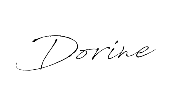 Create a beautiful signature design for name Dorine. With this signature (Antro_Vectra) fonts, you can make a handwritten signature for free. Dorine signature style 6 images and pictures png