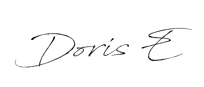 You can use this online signature creator to create a handwritten signature for the name Doris E. This is the best online autograph maker. Doris E signature style 6 images and pictures png