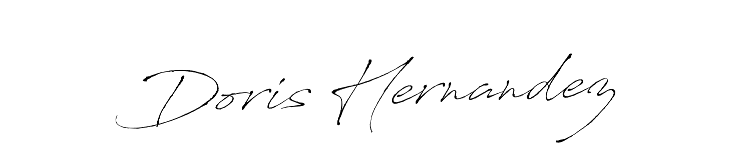 You should practise on your own different ways (Antro_Vectra) to write your name (Doris Hernandez) in signature. don't let someone else do it for you. Doris Hernandez signature style 6 images and pictures png