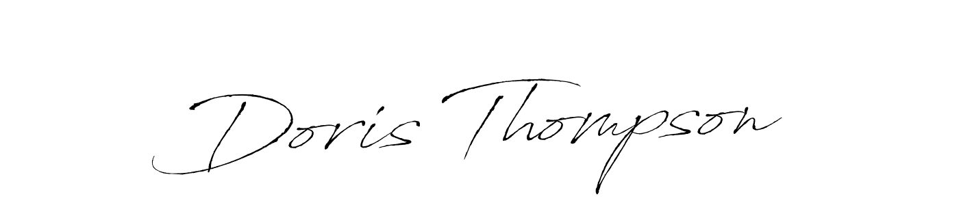 Design your own signature with our free online signature maker. With this signature software, you can create a handwritten (Antro_Vectra) signature for name Doris Thompson. Doris Thompson signature style 6 images and pictures png