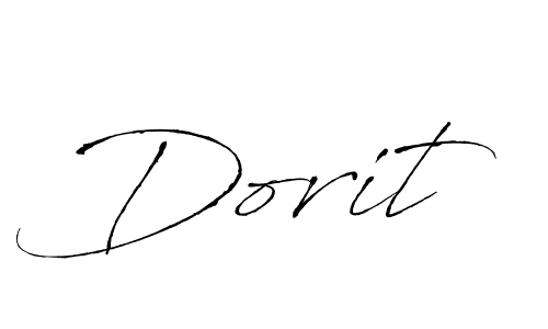 How to make Dorit signature? Antro_Vectra is a professional autograph style. Create handwritten signature for Dorit name. Dorit signature style 6 images and pictures png