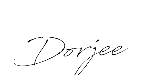 Dorjee stylish signature style. Best Handwritten Sign (Antro_Vectra) for my name. Handwritten Signature Collection Ideas for my name Dorjee. Dorjee signature style 6 images and pictures png