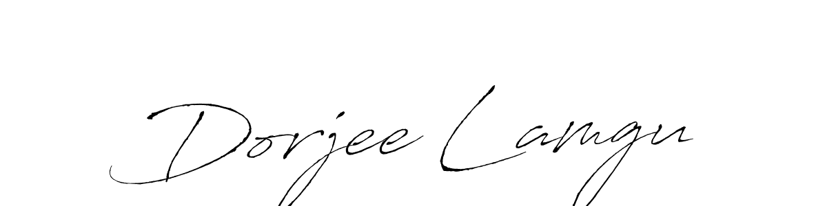 The best way (Antro_Vectra) to make a short signature is to pick only two or three words in your name. The name Dorjee Lamgu include a total of six letters. For converting this name. Dorjee Lamgu signature style 6 images and pictures png