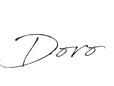 Create a beautiful signature design for name Doro. With this signature (Antro_Vectra) fonts, you can make a handwritten signature for free. Doro signature style 6 images and pictures png