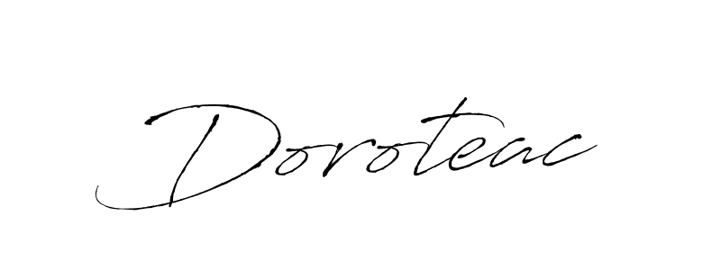 Make a short Doroteac signature style. Manage your documents anywhere anytime using Antro_Vectra. Create and add eSignatures, submit forms, share and send files easily. Doroteac signature style 6 images and pictures png