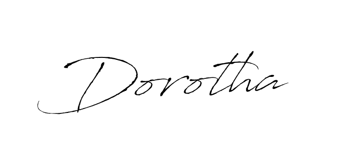 Make a beautiful signature design for name Dorotha. With this signature (Antro_Vectra) style, you can create a handwritten signature for free. Dorotha signature style 6 images and pictures png