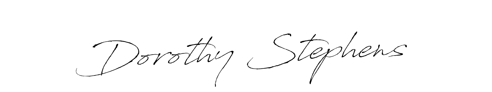 Use a signature maker to create a handwritten signature online. With this signature software, you can design (Antro_Vectra) your own signature for name Dorothy Stephens. Dorothy Stephens signature style 6 images and pictures png