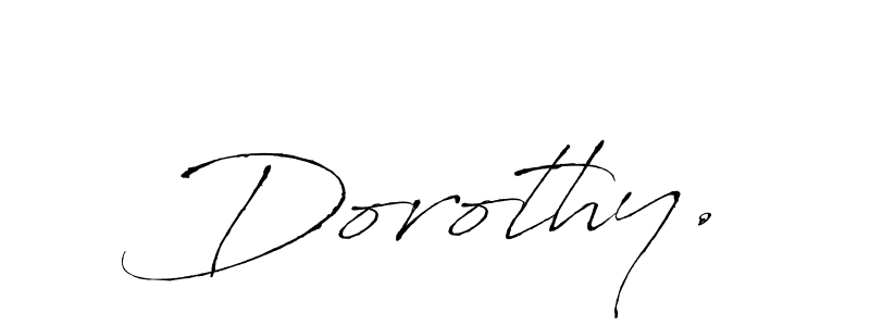 How to make Dorothy. name signature. Use Antro_Vectra style for creating short signs online. This is the latest handwritten sign. Dorothy. signature style 6 images and pictures png