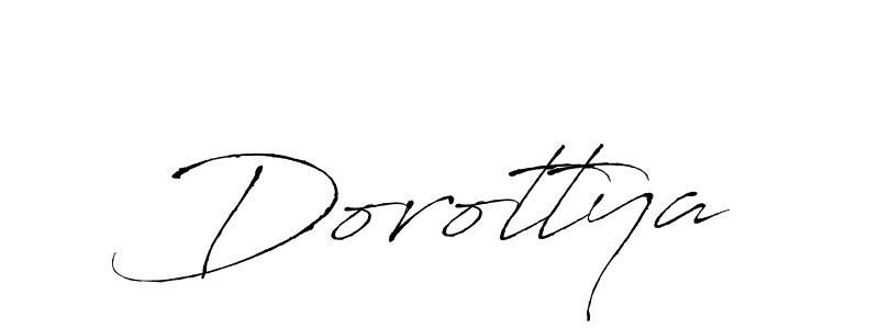 Create a beautiful signature design for name Dorottya. With this signature (Antro_Vectra) fonts, you can make a handwritten signature for free. Dorottya signature style 6 images and pictures png