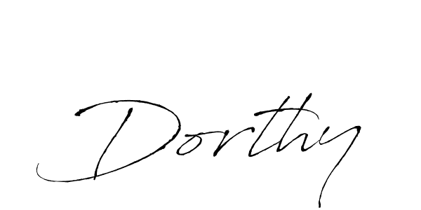 Make a beautiful signature design for name Dorthy. With this signature (Antro_Vectra) style, you can create a handwritten signature for free. Dorthy signature style 6 images and pictures png