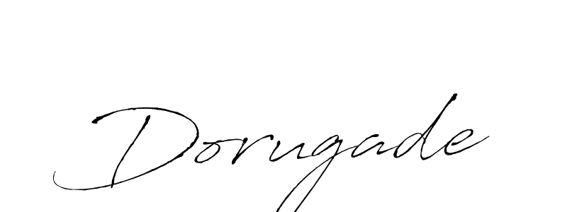 Design your own signature with our free online signature maker. With this signature software, you can create a handwritten (Antro_Vectra) signature for name Dorugade. Dorugade signature style 6 images and pictures png