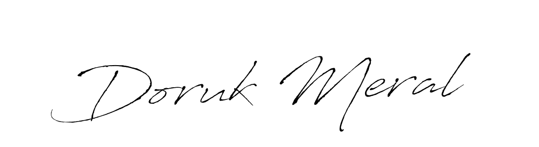 You should practise on your own different ways (Antro_Vectra) to write your name (Doruk Meral) in signature. don't let someone else do it for you. Doruk Meral signature style 6 images and pictures png