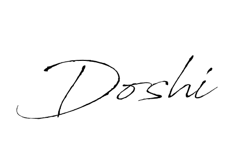 Use a signature maker to create a handwritten signature online. With this signature software, you can design (Antro_Vectra) your own signature for name Doshi. Doshi signature style 6 images and pictures png