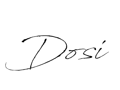 Create a beautiful signature design for name Dosi. With this signature (Antro_Vectra) fonts, you can make a handwritten signature for free. Dosi signature style 6 images and pictures png