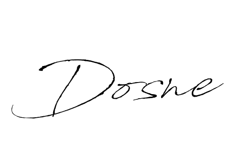 You should practise on your own different ways (Antro_Vectra) to write your name (Dosne) in signature. don't let someone else do it for you. Dosne signature style 6 images and pictures png