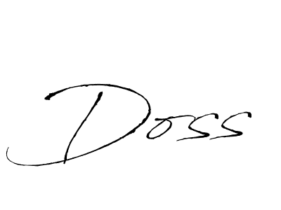 Make a beautiful signature design for name Doss. Use this online signature maker to create a handwritten signature for free. Doss signature style 6 images and pictures png