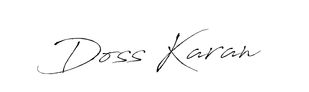 Also You can easily find your signature by using the search form. We will create Doss Karan name handwritten signature images for you free of cost using Antro_Vectra sign style. Doss Karan signature style 6 images and pictures png