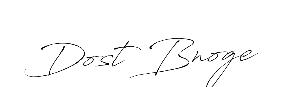 Also You can easily find your signature by using the search form. We will create Dost Bnoge name handwritten signature images for you free of cost using Antro_Vectra sign style. Dost Bnoge signature style 6 images and pictures png