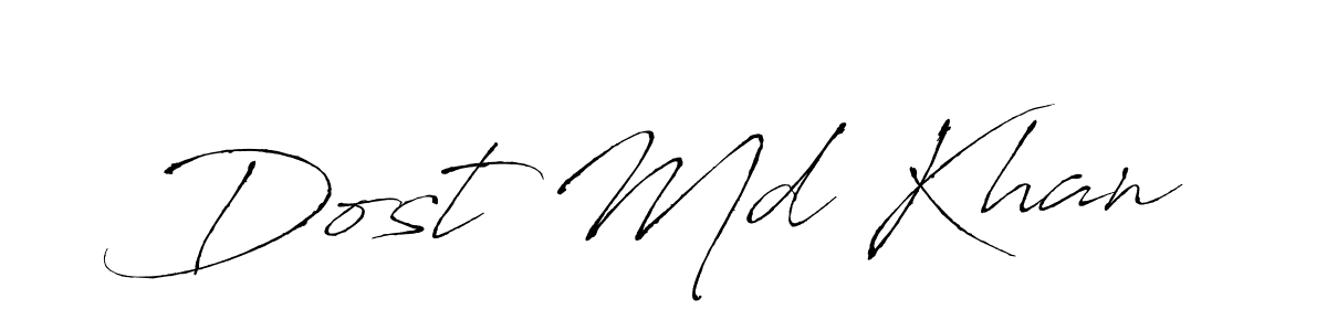 Here are the top 10 professional signature styles for the name Dost Md Khan. These are the best autograph styles you can use for your name. Dost Md Khan signature style 6 images and pictures png