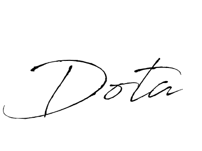 Use a signature maker to create a handwritten signature online. With this signature software, you can design (Antro_Vectra) your own signature for name Dota. Dota signature style 6 images and pictures png
