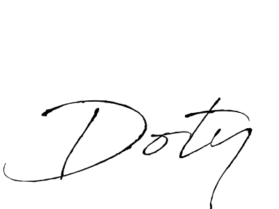 How to make Doty signature? Antro_Vectra is a professional autograph style. Create handwritten signature for Doty name. Doty signature style 6 images and pictures png