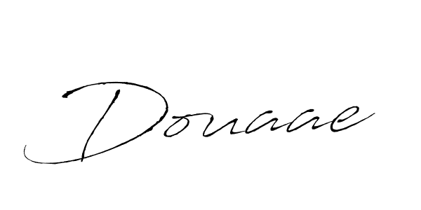 How to make Douaae signature? Antro_Vectra is a professional autograph style. Create handwritten signature for Douaae name. Douaae signature style 6 images and pictures png