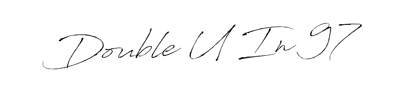 Check out images of Autograph of Double U In 97 name. Actor Double U In 97 Signature Style. Antro_Vectra is a professional sign style online. Double U In 97 signature style 6 images and pictures png