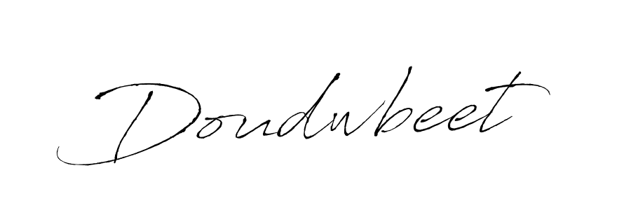 Make a beautiful signature design for name Doudwbeet. With this signature (Antro_Vectra) style, you can create a handwritten signature for free. Doudwbeet signature style 6 images and pictures png