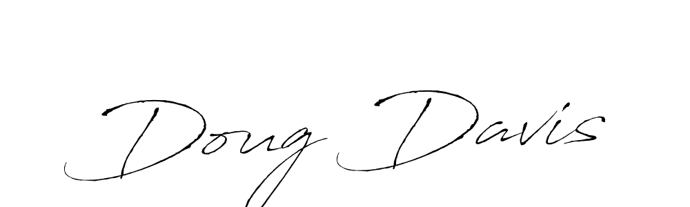 You should practise on your own different ways (Antro_Vectra) to write your name (Doug Davis) in signature. don't let someone else do it for you. Doug Davis signature style 6 images and pictures png