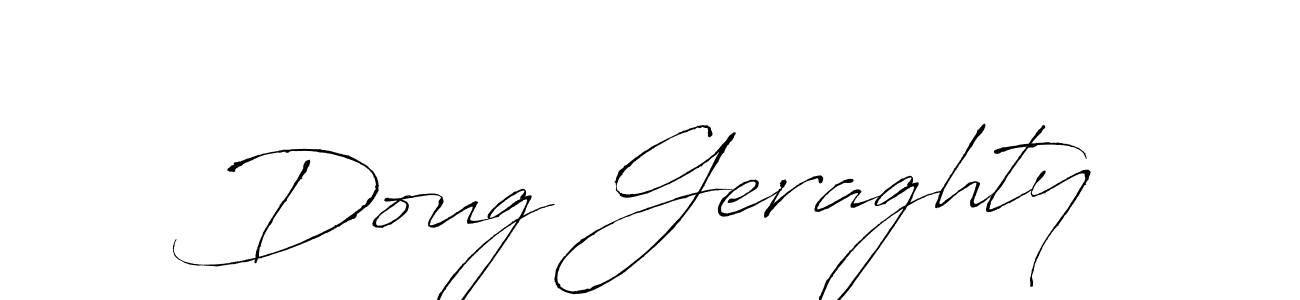 It looks lik you need a new signature style for name Doug Geraghty. Design unique handwritten (Antro_Vectra) signature with our free signature maker in just a few clicks. Doug Geraghty signature style 6 images and pictures png