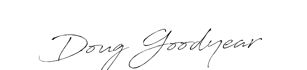 Design your own signature with our free online signature maker. With this signature software, you can create a handwritten (Antro_Vectra) signature for name Doug Goodyear. Doug Goodyear signature style 6 images and pictures png