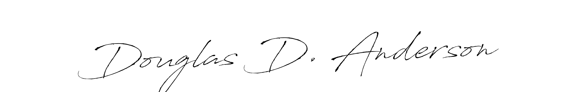 Make a beautiful signature design for name Douglas D. Anderson. With this signature (Antro_Vectra) style, you can create a handwritten signature for free. Douglas D. Anderson signature style 6 images and pictures png