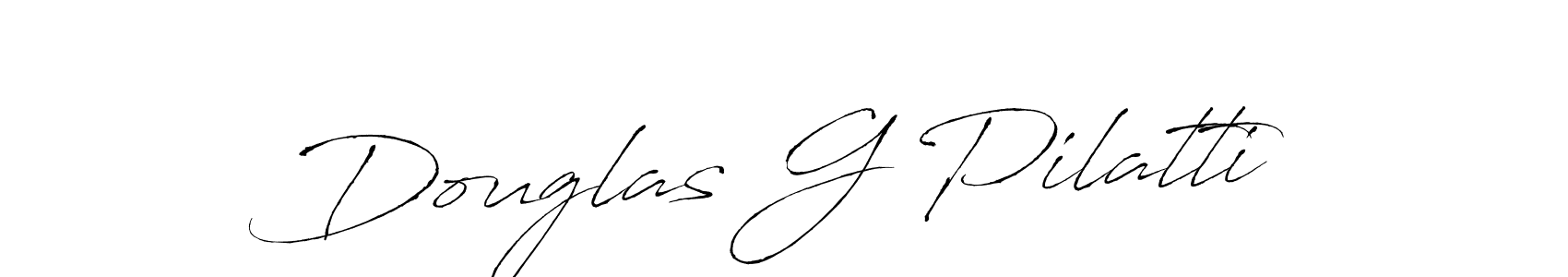 Make a beautiful signature design for name Douglas G Pilatti. With this signature (Antro_Vectra) style, you can create a handwritten signature for free. Douglas G Pilatti signature style 6 images and pictures png