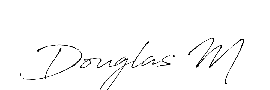 Use a signature maker to create a handwritten signature online. With this signature software, you can design (Antro_Vectra) your own signature for name Douglas M. Douglas M signature style 6 images and pictures png