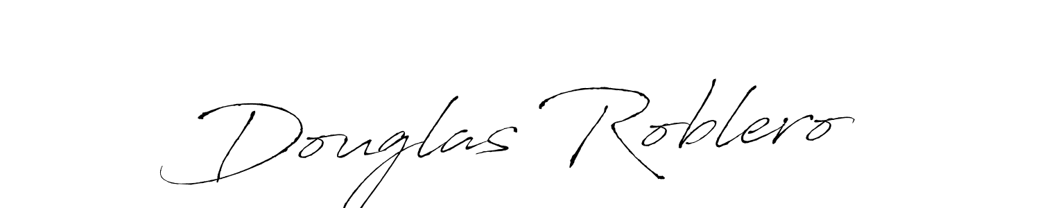 Create a beautiful signature design for name Douglas Roblero. With this signature (Antro_Vectra) fonts, you can make a handwritten signature for free. Douglas Roblero signature style 6 images and pictures png