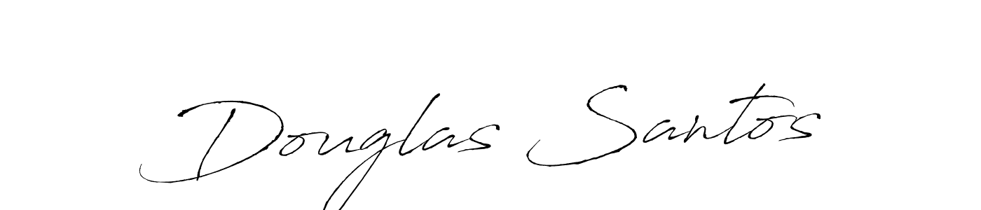 You should practise on your own different ways (Antro_Vectra) to write your name (Douglas Santos) in signature. don't let someone else do it for you. Douglas Santos signature style 6 images and pictures png