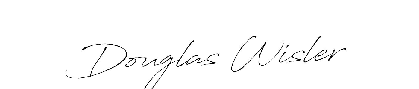 How to make Douglas Wisler name signature. Use Antro_Vectra style for creating short signs online. This is the latest handwritten sign. Douglas Wisler signature style 6 images and pictures png